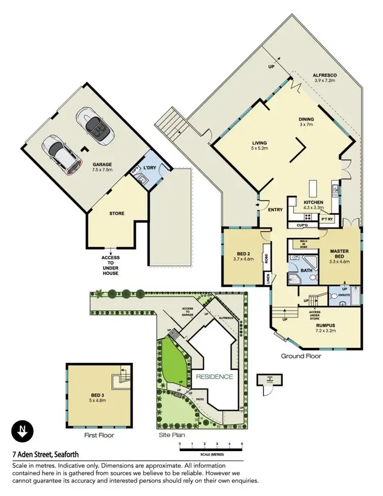Floorplan of Homely house listing, 7 Aden Street, Seaforth NSW 2092