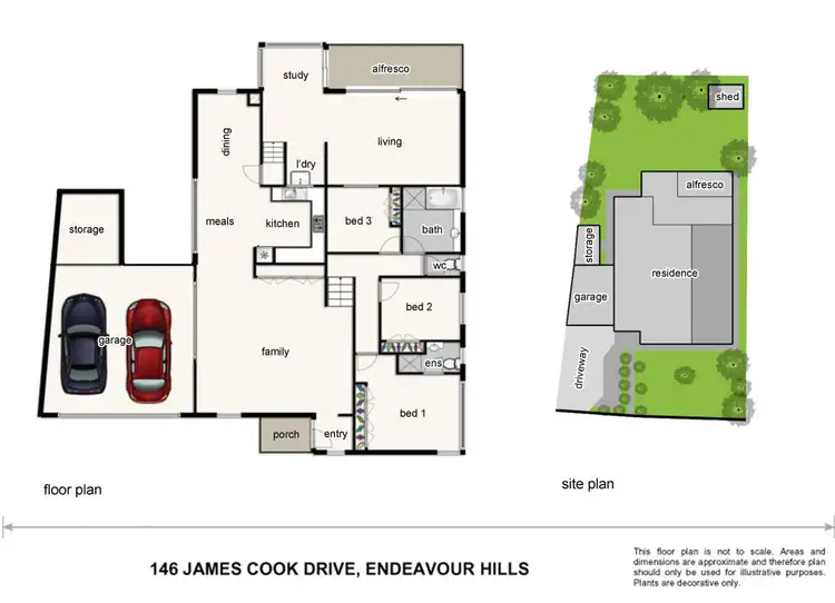Floorplan of Homely house listing, 146 James Cook Drive, Endeavour Hills VIC 3802