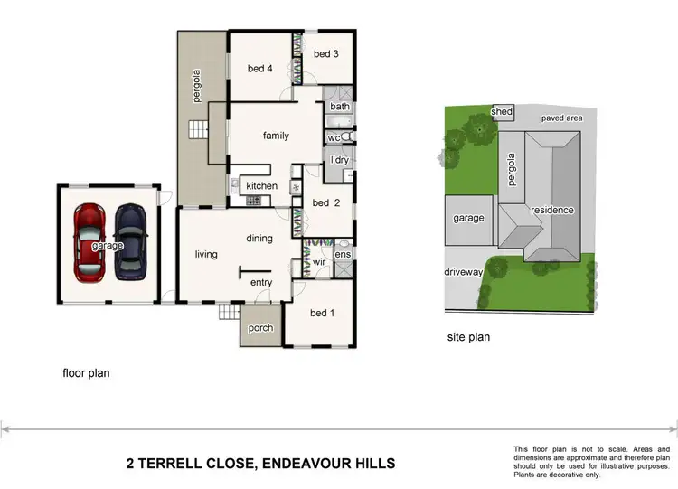 Floorplan of Homely house listing, 2 Terrell Close, Endeavour Hills VIC 3802