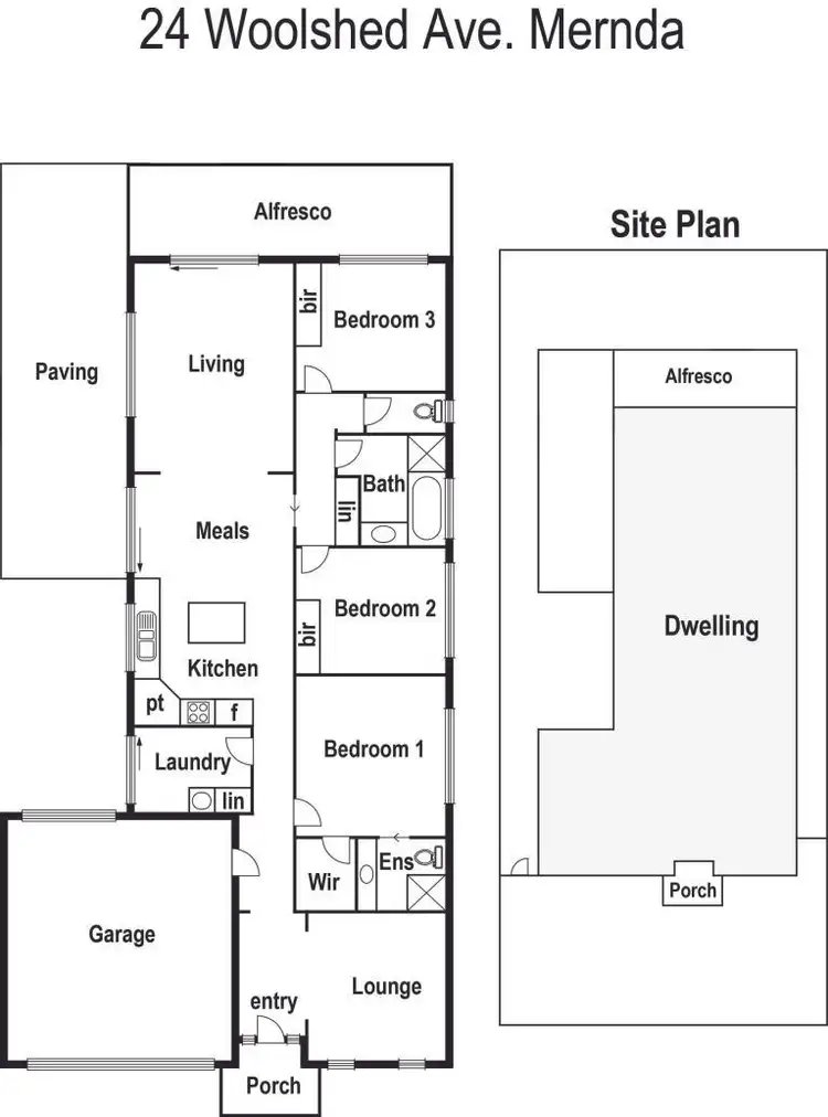 Floorplan of Homely house listing, 24 Woolshed Avenue, Mernda VIC 3754
