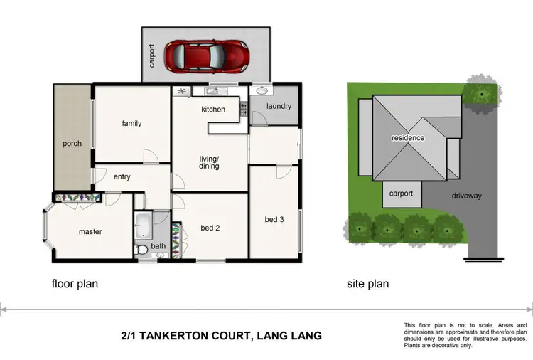 Floorplan of Homely unit listing, 2/1 Tankerton Street, Lang Lang VIC 3984