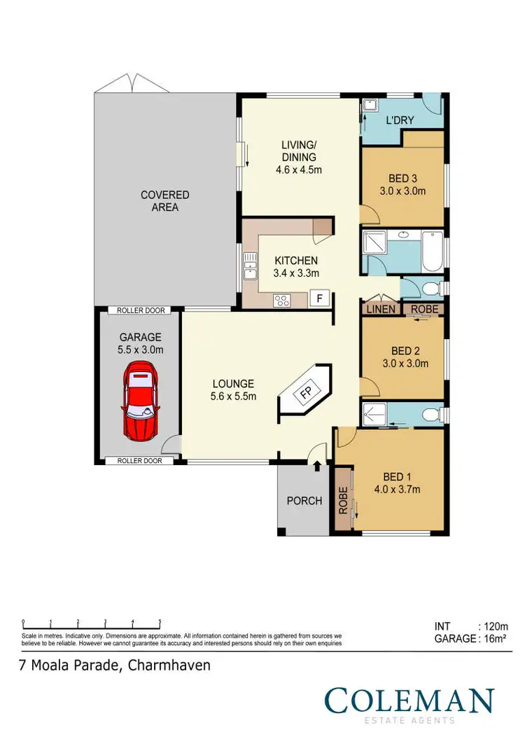 Floorplan of Homely house listing, 7 Moala Parade, Charmhaven NSW 2263