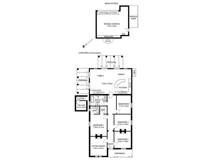 Floorplan of Homely house listing, 63 Fourth Avenue, St Peters SA 5069