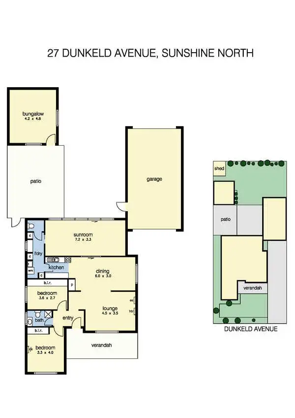 Floorplan of Homely house listing, 27 Dunkeld Avenue, Sunshine North VIC 3020