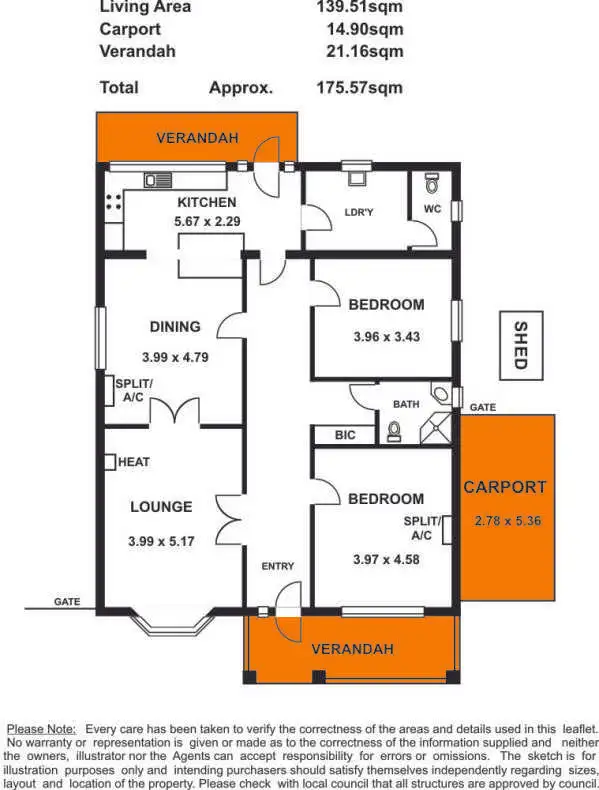 Floorplan of Homely house listing, 50 Charles Sturt Avenue, Grange SA 5022