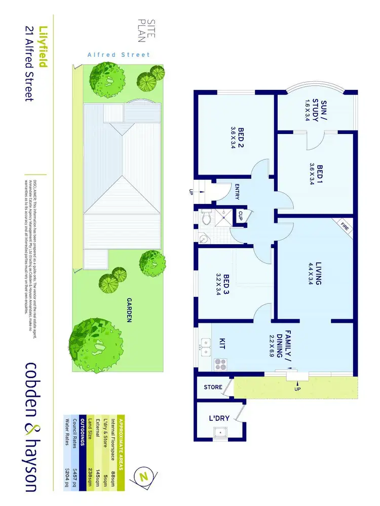 Floorplan of Homely house listing, 21 Alfred Street, Lilyfield NSW 2040