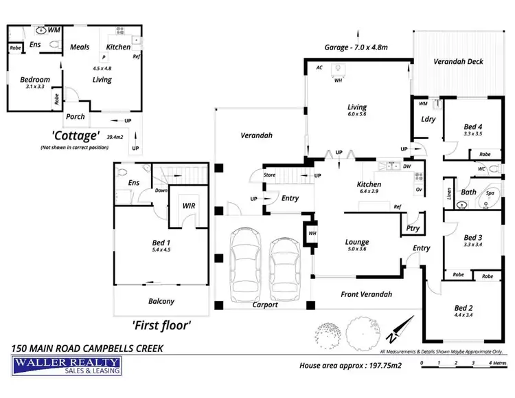 Floorplan of Homely house listing, 150 Main Road, Campbells Creek VIC 3451