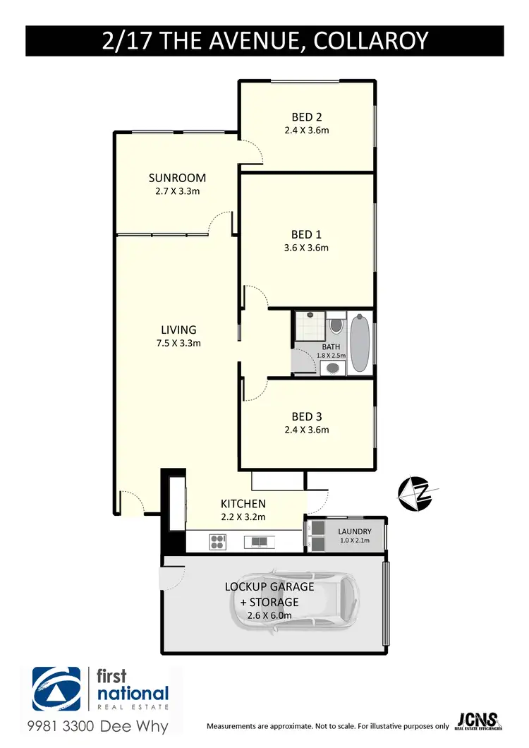 Floorplan of Homely apartment listing, 2/17 The Avenue, Collaroy NSW 2097