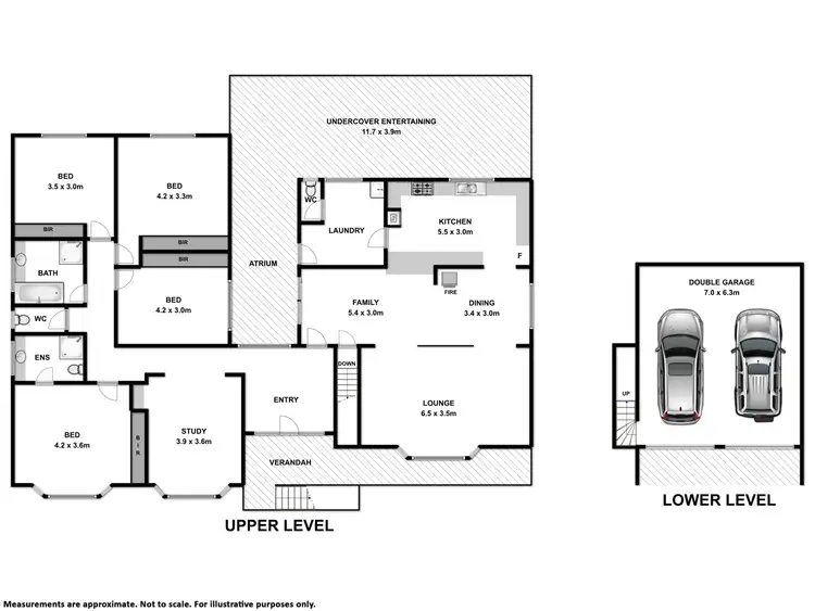 Floorplan of Homely house listing, 11 Nordsvan Drive, Wodonga VIC 3690