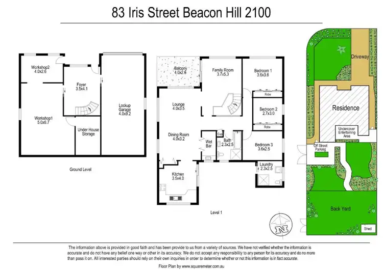 Floorplan of Homely house listing, 83 Iris Street, Beacon Hill NSW 2100