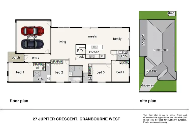Floorplan of Homely house listing, 27 Jupiter Crescent, Cranbourne West VIC 3977