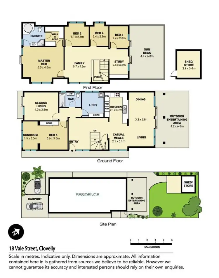 Floorplan of Homely house listing, 18 Vale Street, Clovelly NSW 2031
