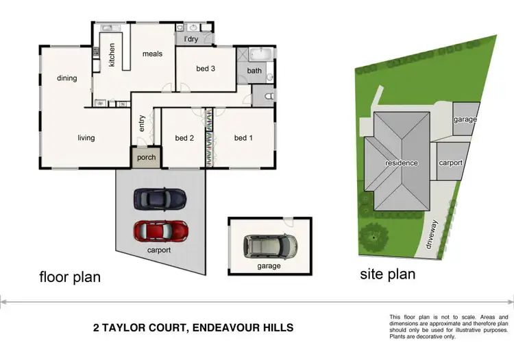 Floorplan of Homely house listing, 2 Taylor Court, Endeavour Hills VIC 3802