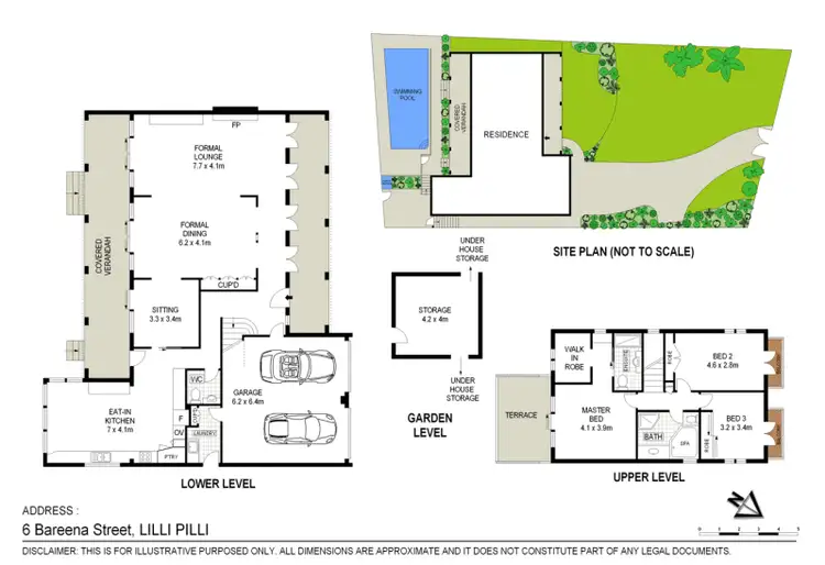 Floorplan of Homely house listing, 6 Bareena Street, Lilli Pilli NSW 2229