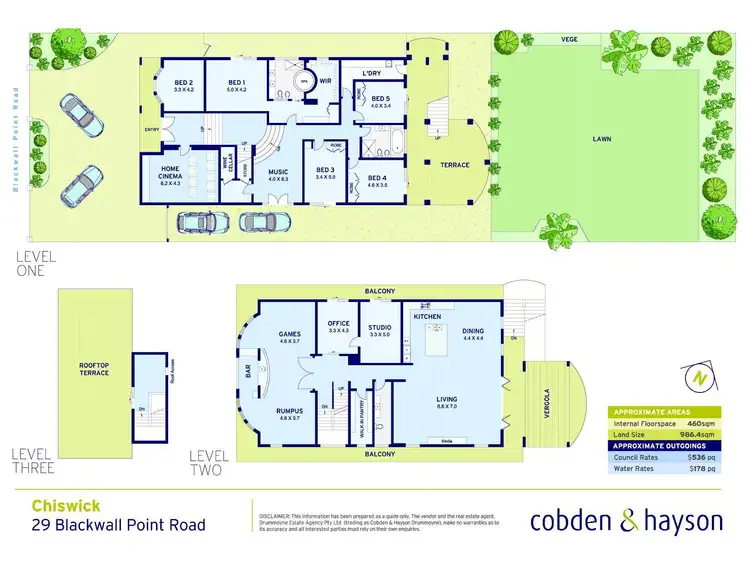 Floorplan of Homely house listing, 29 Blackwall Point Road, Chiswick NSW 2046