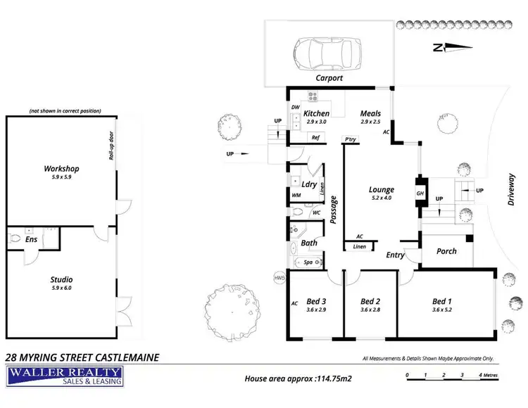 Floorplan of Homely house listing, 28 Myring Street, Castlemaine VIC 3450