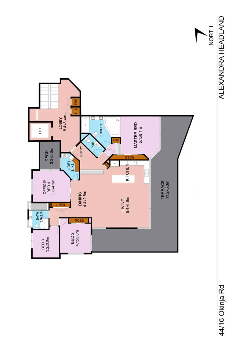 Floorplan of Homely unit listing, 44/16 Okinja Road, Alexandra Headland QLD 4572