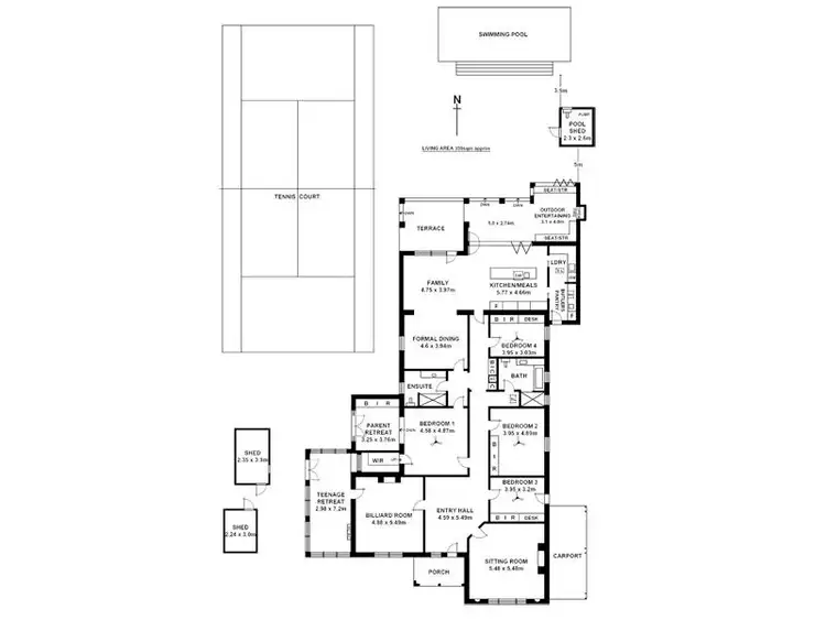 Floorplan of Homely house listing, 483 Greenhill Road, Hazelwood Park SA 5066