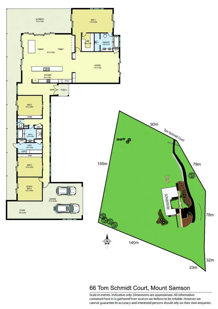 Floorplan of Homely house listing, 66 Tom Schmidt Court, Mount Samson QLD 4520