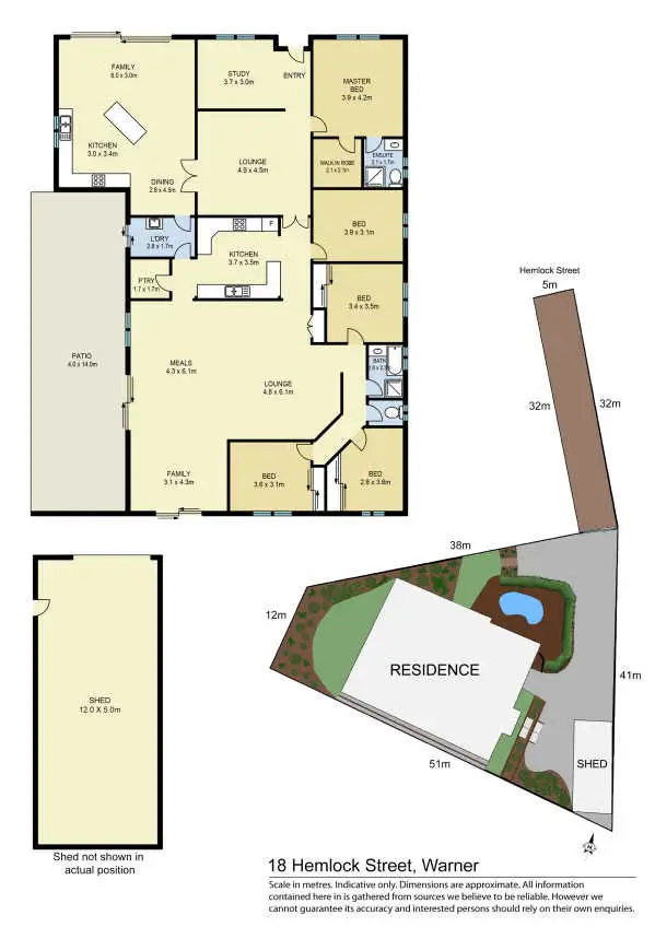 Floorplan of Homely house listing, 18 Hemlock Street, Warner QLD 4500