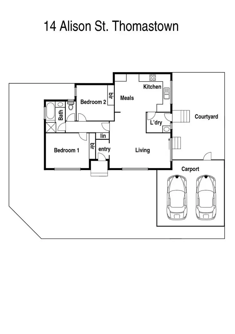 Floorplan of Homely house listing, 14 Alison Street, Thomastown VIC 3074