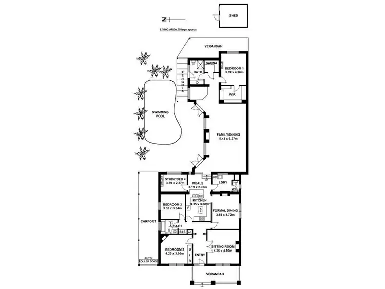 Floorplan of Homely house listing, 6 Crossley Street, Erindale SA 5066