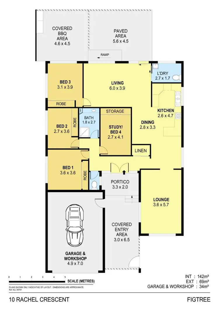 Floorplan of Homely house listing, 10 Rachel Crescent, Figtree NSW 2525