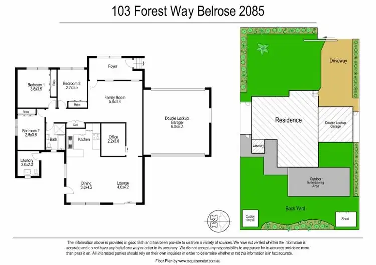 Floorplan of Homely house listing, 103 Forest Way, Belrose NSW 2085