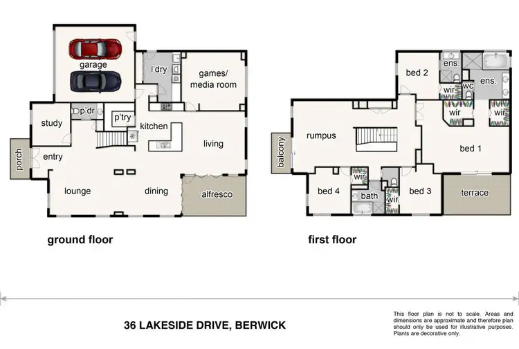 Floorplan of Homely house listing, 36 Lakeside Drive, Berwick VIC 3806