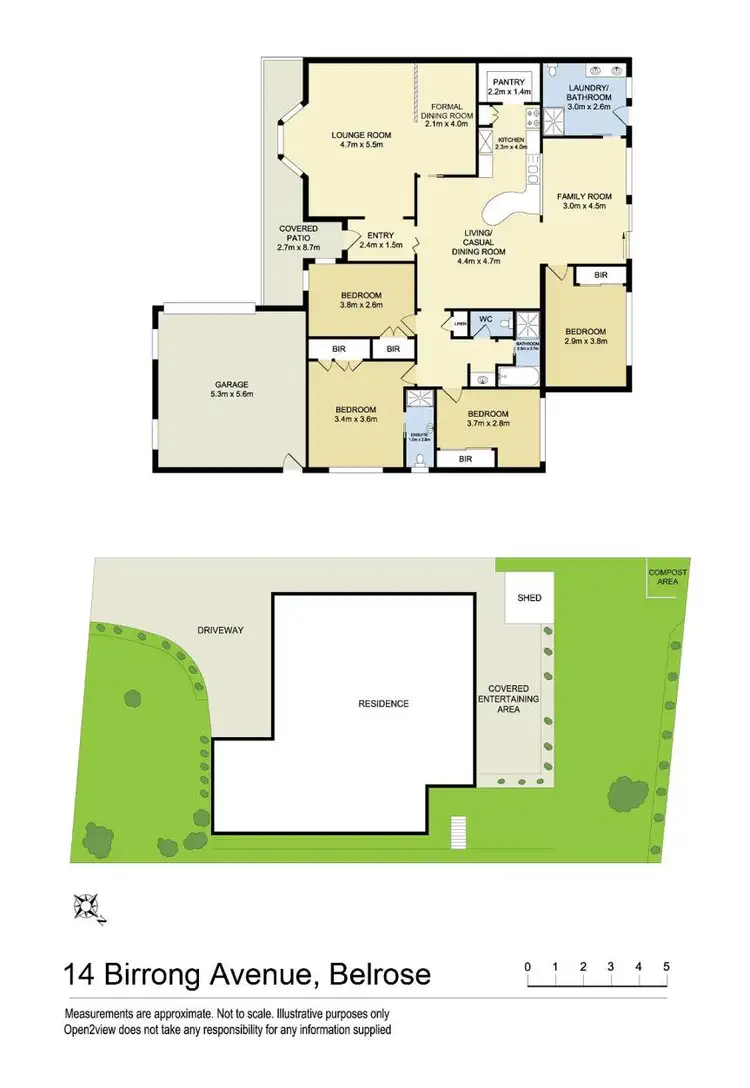 Floorplan of Homely house listing, 14 Birrong Avenue, Belrose NSW 2085