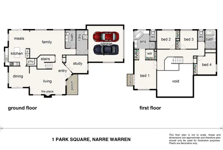 Floorplan of Homely house listing, 1 Park Square, Narre Warren South VIC 3805
