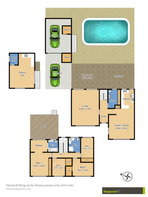 Floorplan of Homely house listing, 23 Sarah Crescent, Baulkham Hills NSW 2153