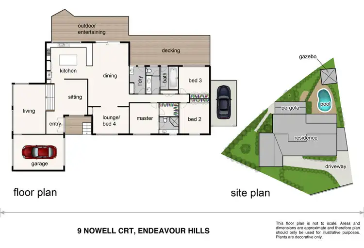 Floorplan of Homely house listing, 9 Nowell Court, Endeavour Hills VIC 3802