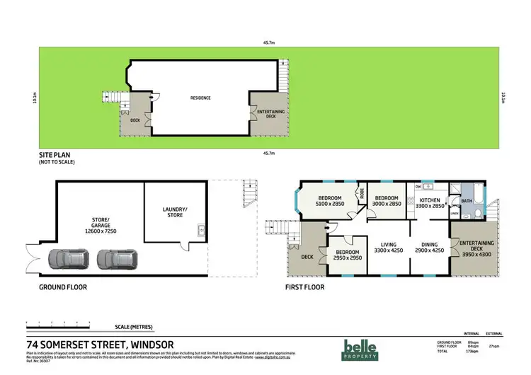 Floorplan of Homely house listing, 74 Somerset Street, Windsor QLD 4030