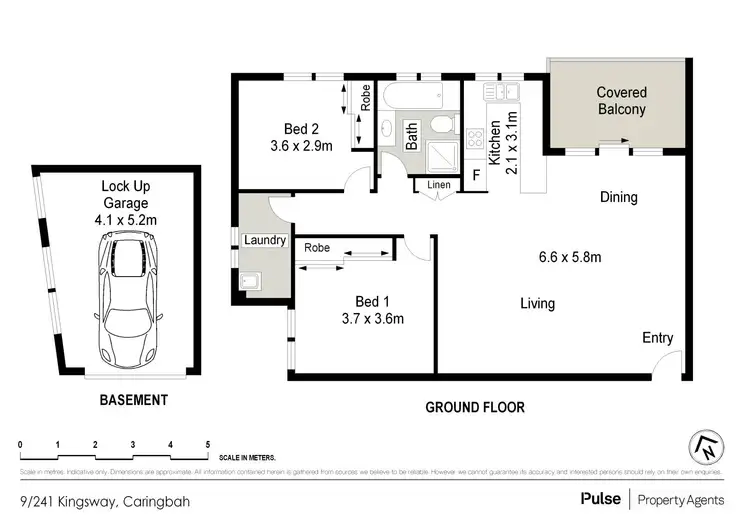 Floorplan of Homely apartment listing, 9/241 Kingsway, Caringbah NSW 2229