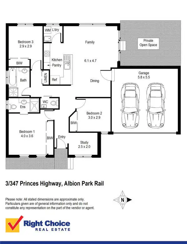 Floorplan of Homely villa listing, 3/347 Princes Highway, Albion Park Rail NSW 2527