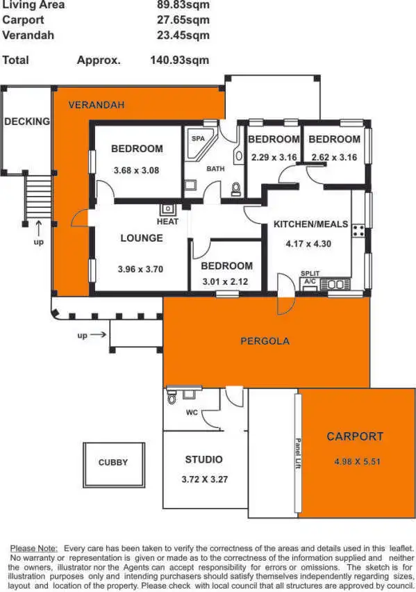 Floorplan of Homely house listing, 8 Mabel Street, Stirling SA 5152