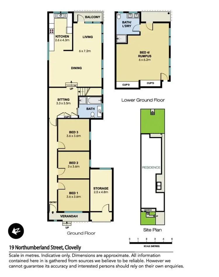 Floorplan of Homely house listing, 19 Northumberland Street, Clovelly NSW 2031