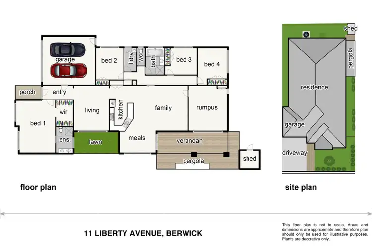 Floorplan of Homely house listing, 11 Liberty Avenue, Berwick VIC 3806