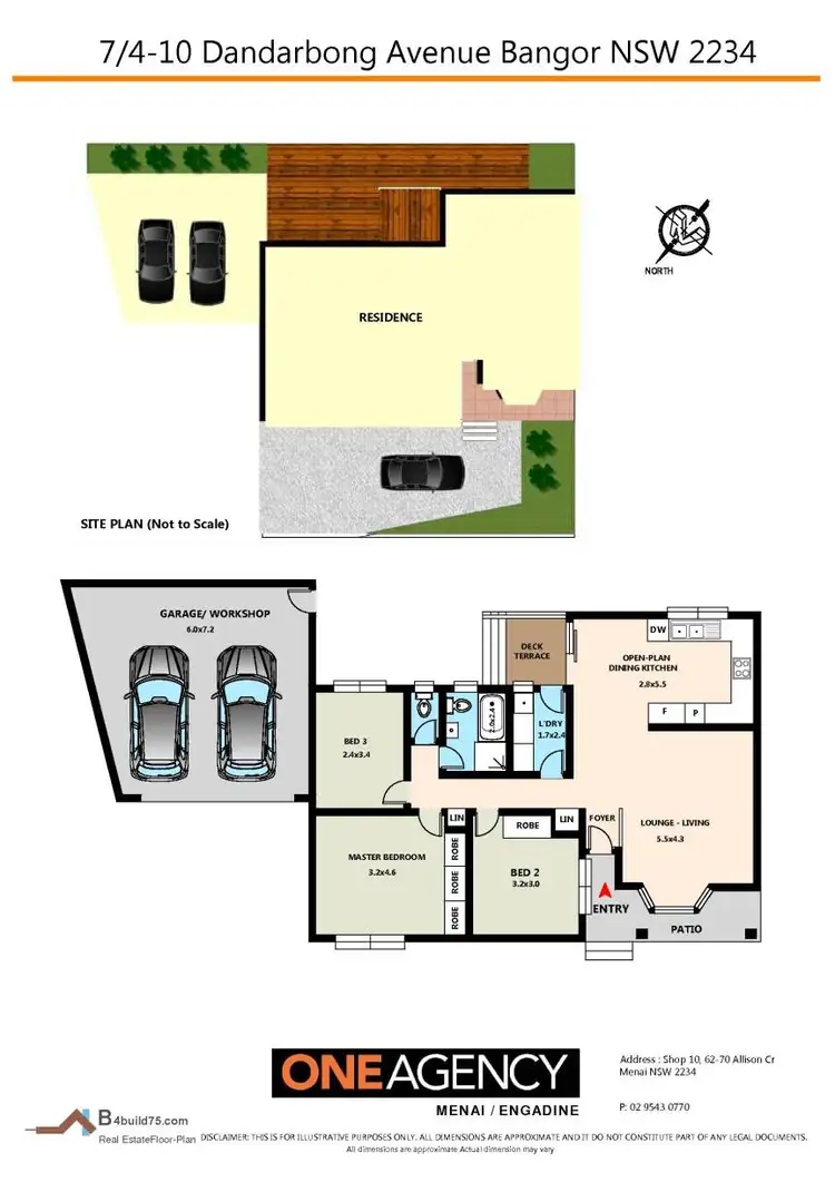 Floorplan of Homely villa listing, 7/4-10 Dandarbong Avenue, Bangor NSW 2234