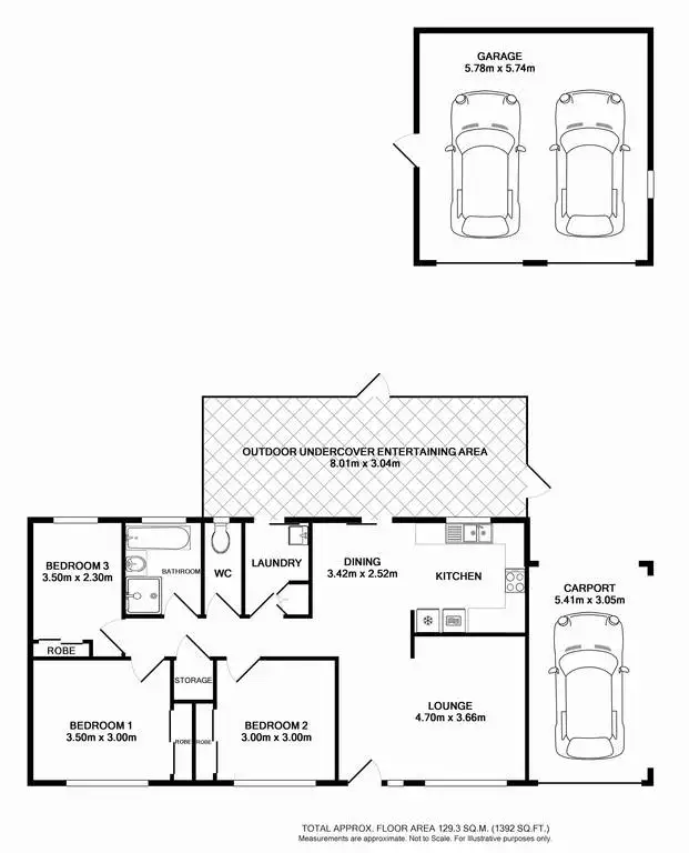 Floorplan of Homely house listing, 9 Wells Street, Beechworth VIC 3747
