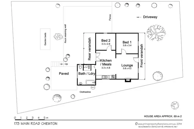 Floorplan of Homely house listing, 173 Main Road, Chewton VIC 3451