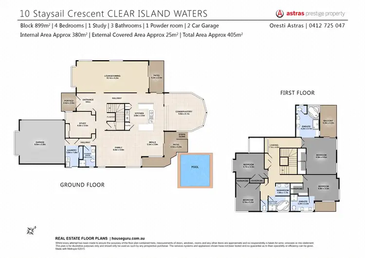 Floorplan of Homely house listing, 10 Staysail Crescent, Clear Island Waters QLD 4226