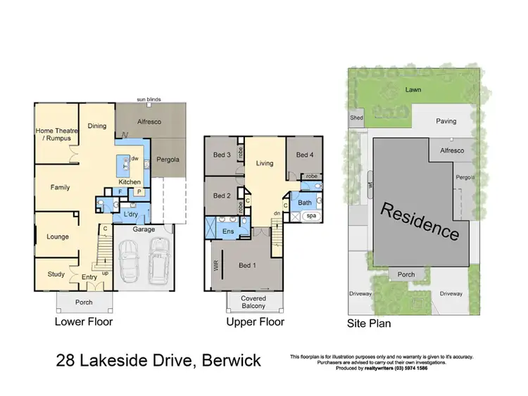 Floorplan of Homely house listing, 28 Lakeside Drive, Berwick VIC 3806