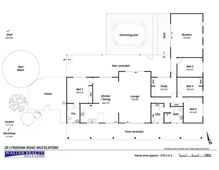 Floorplan of Homely rural property listing, 20 Lyndham Road, Muckleford VIC 3451
