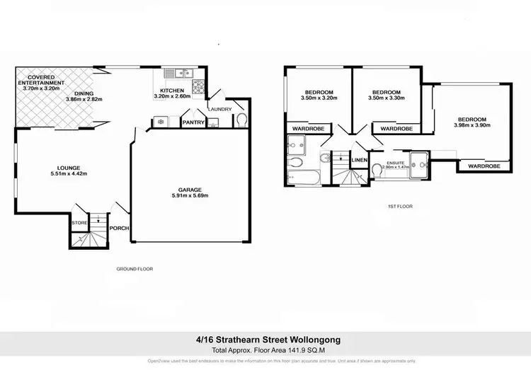 Floorplan of Homely townhouse listing, 4/16-18 Strathearn Avenue, Wollongong NSW 2500