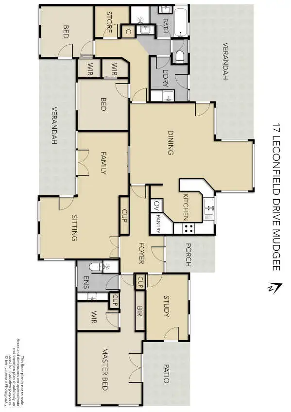 Floorplan of Homely house listing, 17 Leconfield Drive, Mudgee NSW 2850