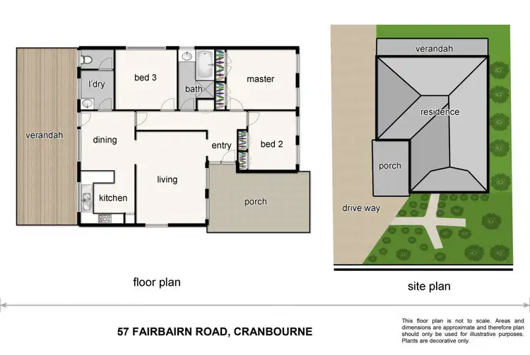 Floorplan of Homely house listing, 57 Fairbairn Road, Cranbourne VIC 3977