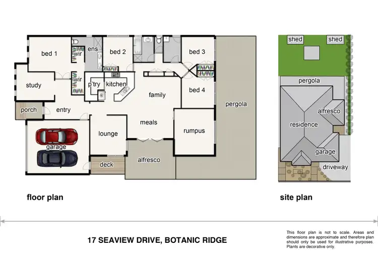 Floorplan of Homely house listing, 17 Seaview Drive, Botanic Ridge VIC 3977