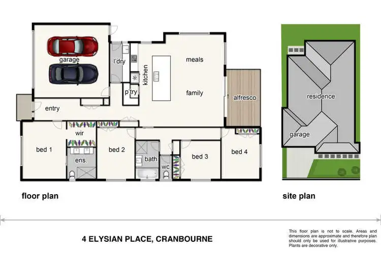 Floorplan of Homely house listing, 4 Elysian Place, Cranbourne West VIC 3977